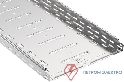 Лоток листовой перфорированный 600х50 L3000 сталь 1.2мм оцинк. IEK CLP10-050-600-3