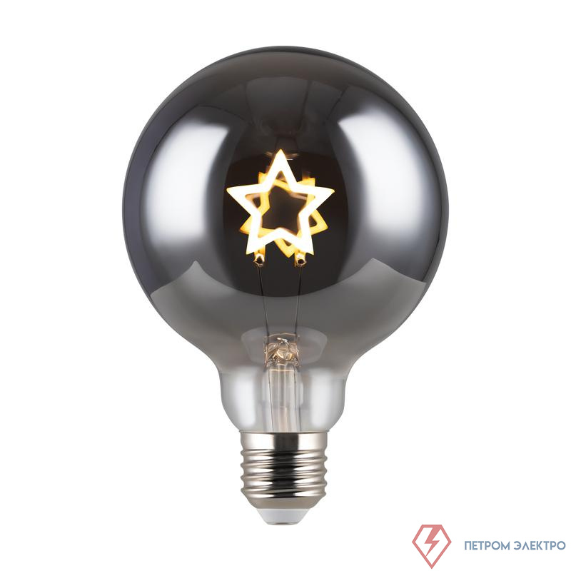 Лампа светодиодная Loft Led G95 3Вт 3000К E27 Voltega 8521