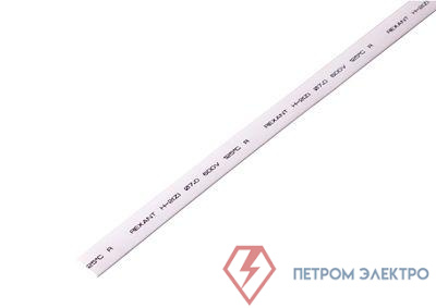 Трубка термоусадочная 7.0/3.5 1м бел. Rexant 20-7001