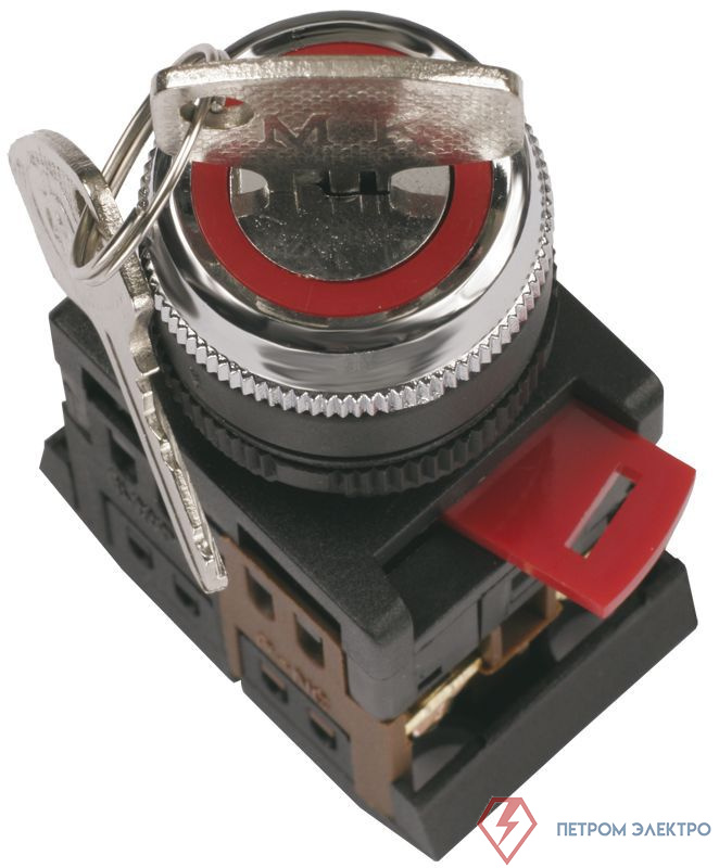 Переключатель АKS-22 с ключом на 2 полож. I-O 1НО+1НЗ GENERICA BSW10-AKS-2-K02