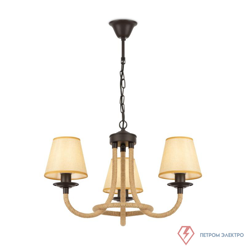 Люстра Corda Е14х3 60Вт IP20 Freya FR4402-PL-03-GB
