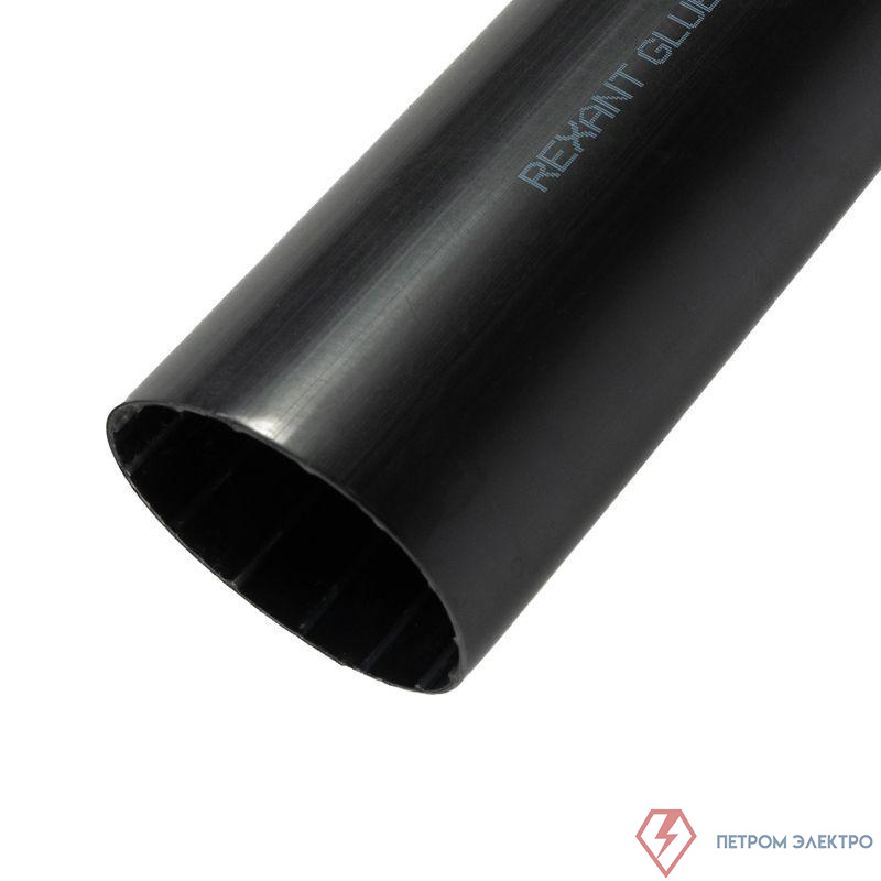 Трубка термоусадочная клеевая 51/8.5 (6:1) черн. 1м (уп.2шт) Rexant 23-0051