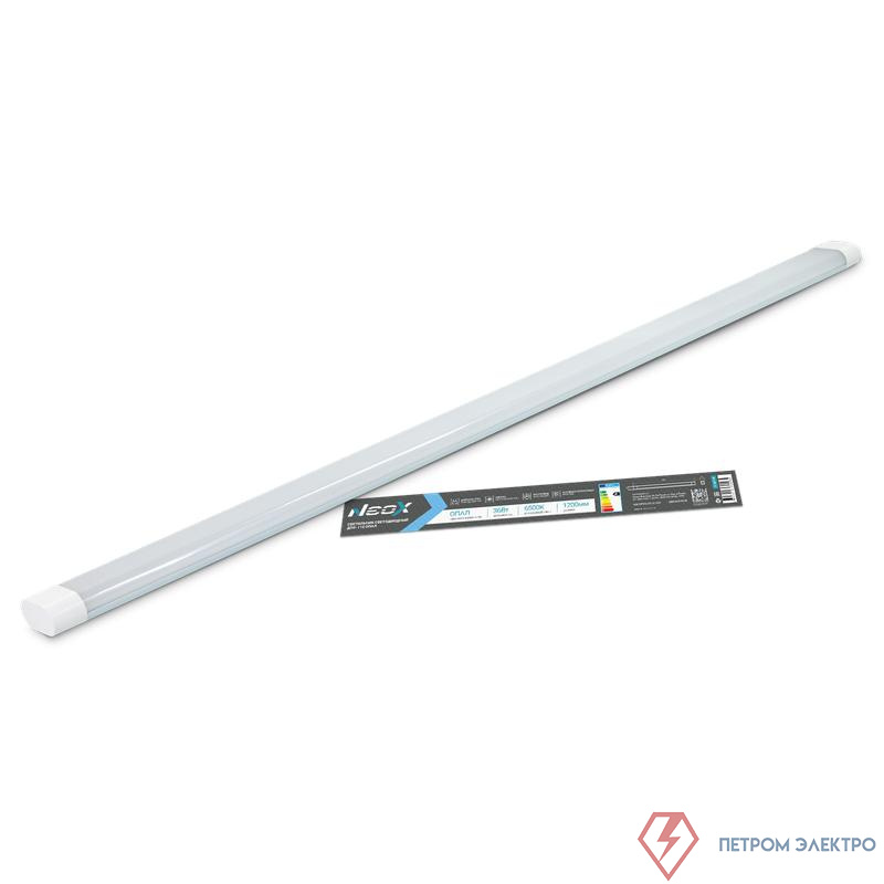 Светильник светодиодный ДПО-112 ОПАЛ 36Вт 160гр 6500К 1200мм IP40 NEOX 4690612055282