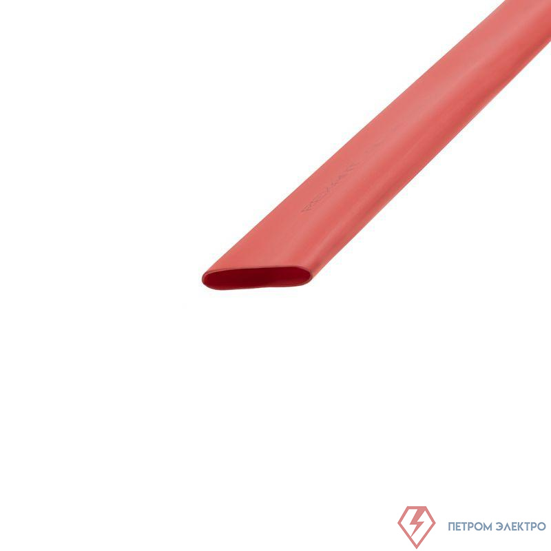 Трубка термоусадочная двустенная клеевая 24/8 (3:1) красн. 1м Rexant 26-2404