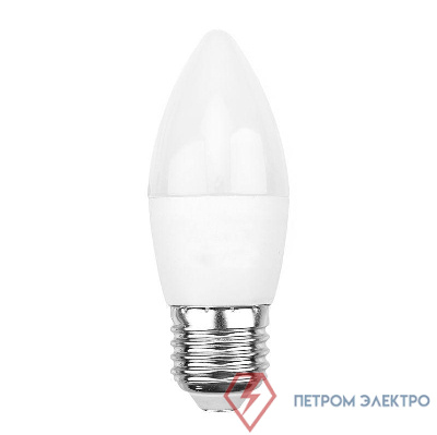 Лампа светодиодная 7.5Вт Свеча (CN) 2700К тепл. бел. E27 713лм Rexant 604-020 0