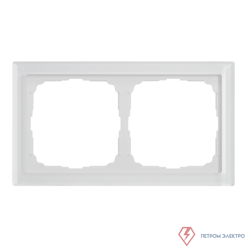 Рамка 2-м ArtGallery Pure органич. стекло бел. SE GAL320102