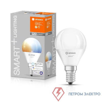 Лампа светодиодная SMART+ WiFi Mini Bulb Tunable White 40 5Вт/2700-6500К E14 LEDVANCE 4058075485617 0