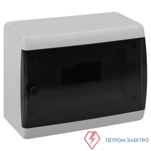 Корпус навесной ЩРН-П-8 ЭРА COMFORT IP41 прозр. крышка пластик. бел. ЭРА Б0067224