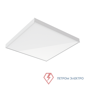Светильник светодиодный E070 Basic 595х595х50 37Вт 4000К IP40 встраив. накладной для образовательных учреждений с опаловым рассеив. VARTON B1-E0-00070-01OP0-4003740