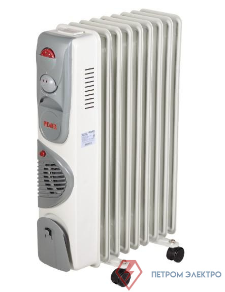 Радиатор масляный 9 секц. 2400Вт ОМ-9НВ Ресанта 67/3/11