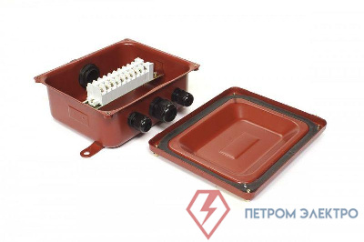 Коробка КС-10 У2 IP54 пластик. ввод ГОФРОМАТИК/ЗЭТАРУС zeta30328