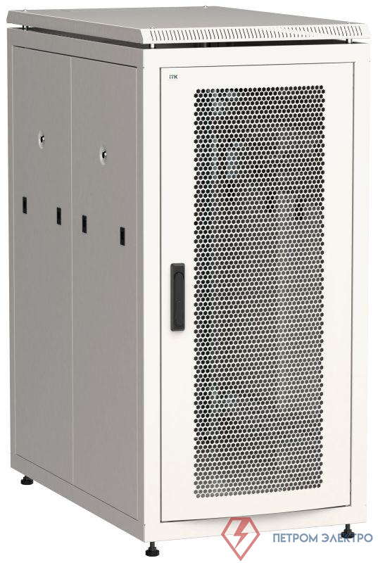 Шкаф сетевой 19дюйм LINEA N 18U 600х1000мм перфорированные двери сер. ITK LN35-18U61-PP