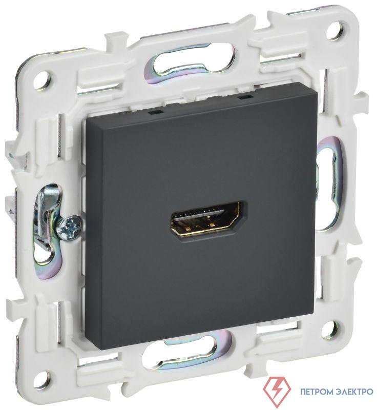 Розетка HDMI SKANDY SK-H01G графит IEK SK-H10-K53