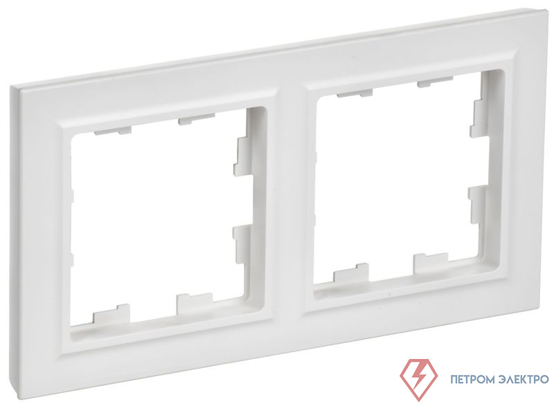 Рамка 2-м BRITE РУ-2-БрАБ арктич. бел. IEK BR-M22-K91