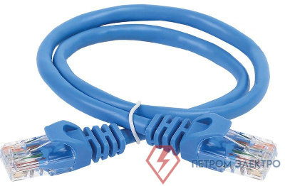 Патч-корд кат.6 UTP PVC 5м син. ITK PC03-C6U-5M