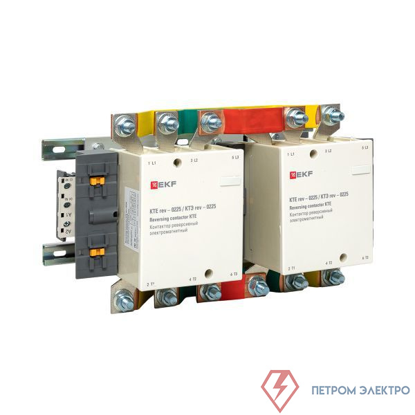 Контактор реверсивный КТЭ-1 225А кат. 230В AC 2НО EKF ctr-b-r-225