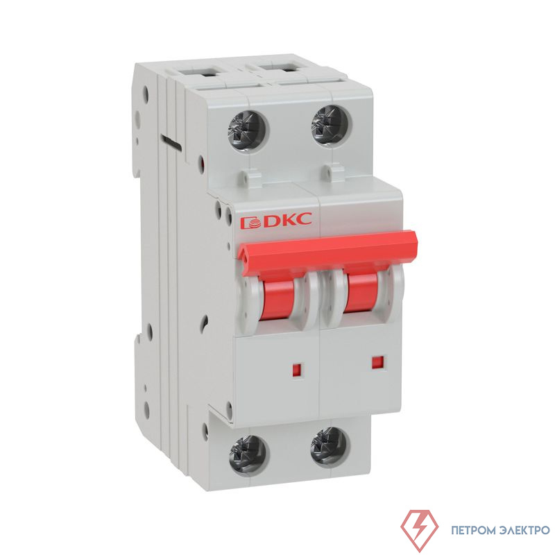 Выключатель автоматический модульный 2п C 50А 6кА MD63 YON MD63-2C50-6