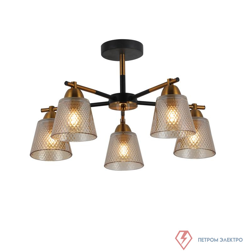 Люстра Kello Е27х5 60Вт IP20 Freya FR4015PL-05BBZ