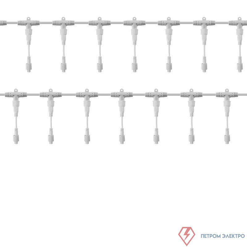 Разветвитель-шина для уличных гирлянд Professional (1 вход 20 выходов) бел. ПВХ Neon-Night 315-407