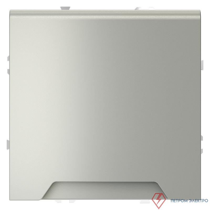 Розетка 1-м СП S70 16А с заземл. защ. шторки + крышка механизм сталь Voltum VLS040305