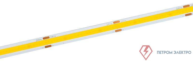 Лента светодиодная COB-480LED 11Вт/м IP20 8мм 24В 3000К (уп.5м) IEK LSR11-1-480-20-1-05