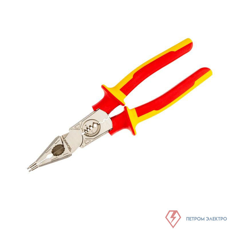 Плоскогубцы многофункциональные диэлектрические 238мм со съемником Kranz KR-12-4657-3