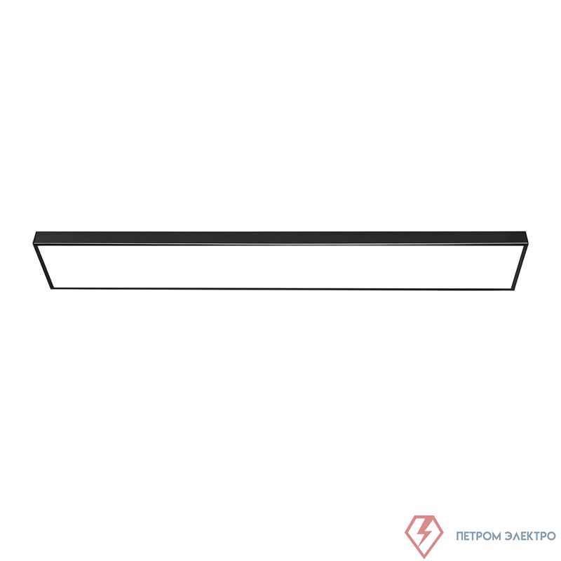 Светильник светодиодный PSO-01 45Вт 4000К IP40 1200х180мм BLACK ДПО/ДСО для реечных потолков IP40 (универсальный монтаж: накладной/подвесной) Pro JazzWay 5051959