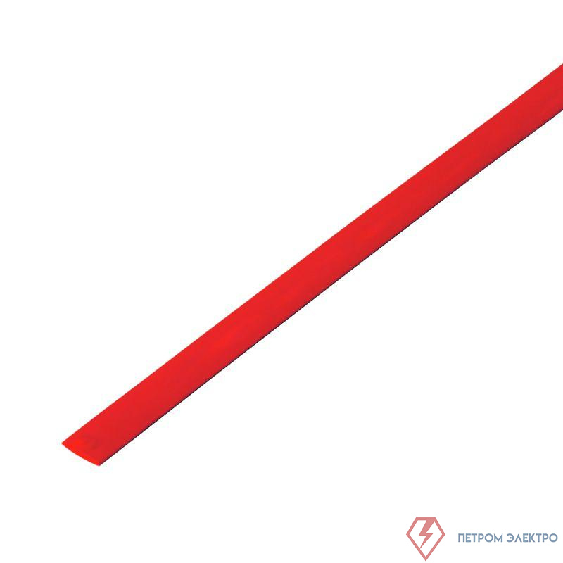 Трубка термоусадочная ТУТ нг 4.0/2.0 красн. 1м Rexant 20-4004