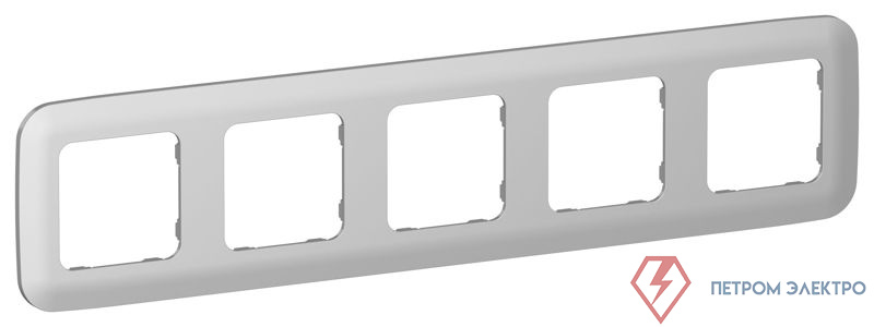 Рамка 5-м СП FLITE РУ-5-А-ФлА алюм. IEK FI-M52-31-20-K47