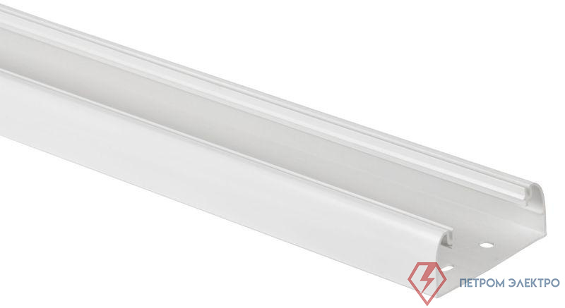 Кабель-канал 80х35 L2000 пластик без крышки бел. ИЭК Leg 010411