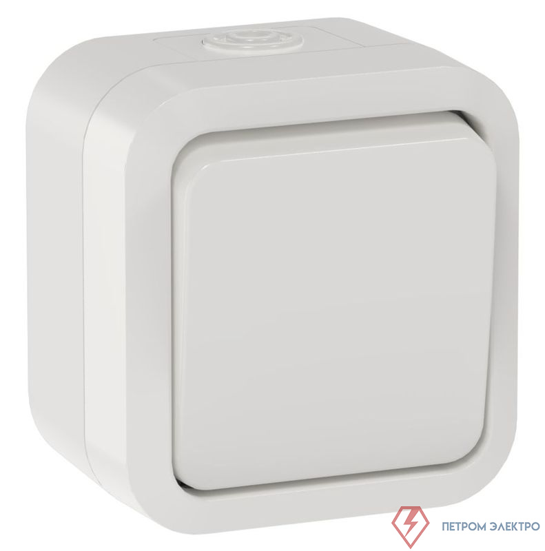 Переключатель 1-кл. ОП TORS TS301 10А IP55 бел. IEK TS-V10-0-10-55-K01