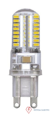 Лампа светодиодная PLED-G9/BL2 5Вт капсульная 2700К тепл. бел. G9 300лм 230В (блист.2шт) JazzWay 1036667B 0
