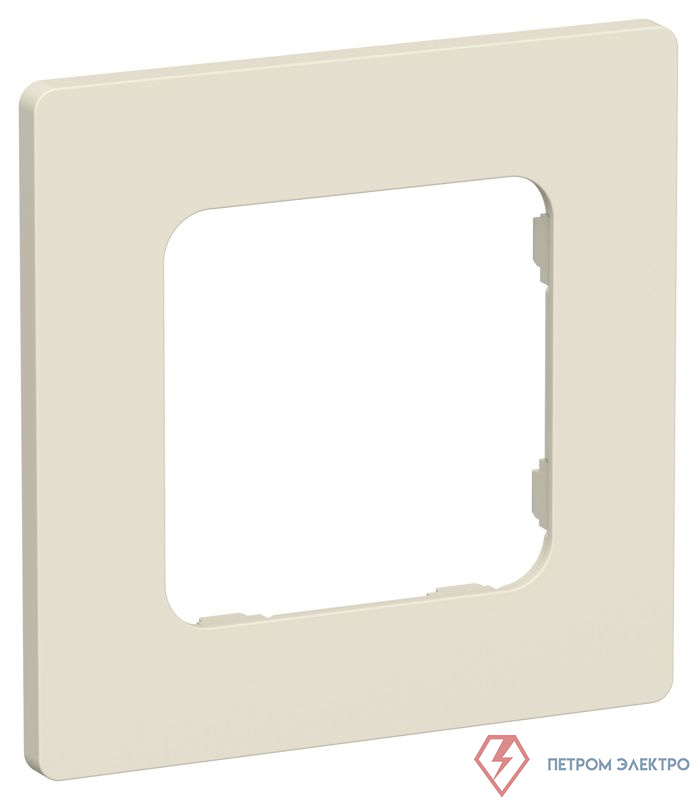 Рамка 1-м СП FLITE РУ-1-К-ФлСл сливочный IEK FI-M12-32-20-K86
