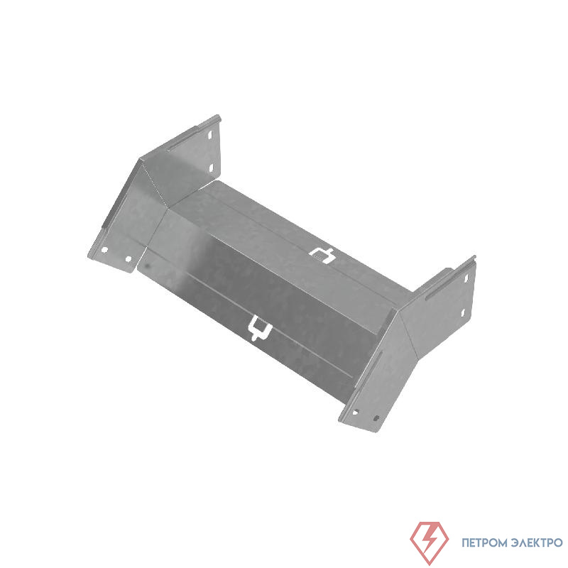 Угол для лотка вертикальный внешний 45град. 400х100 сталь 1мм "ПЛЮС" VLplus45-100-400 КМ PL0554