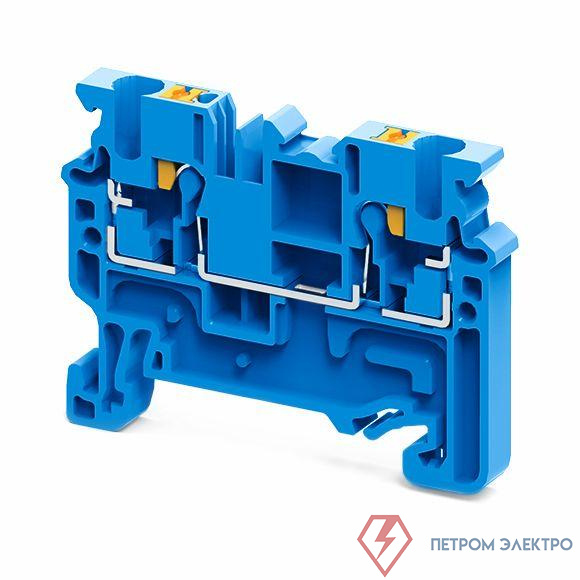 Клемма проходная push-in OptiClip CP-2.5-I-BU-24А (0.2-2.5) син. КЭАЗ 331839