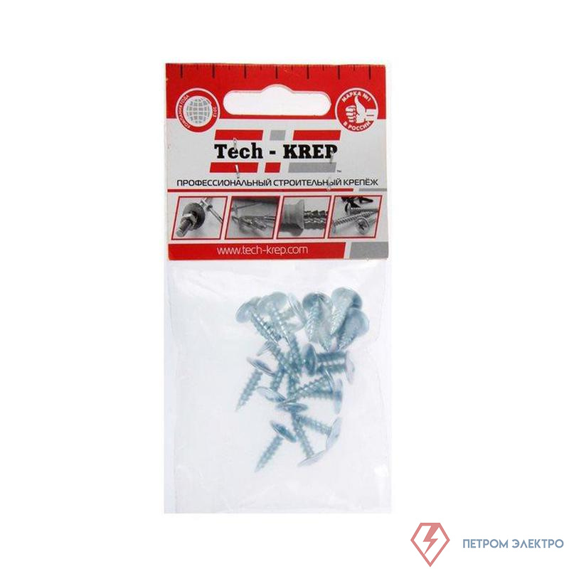 Саморез усиленный для тонкого метал. листа 4.2х16 (пакет) (уп.20шт) Zitar 102388