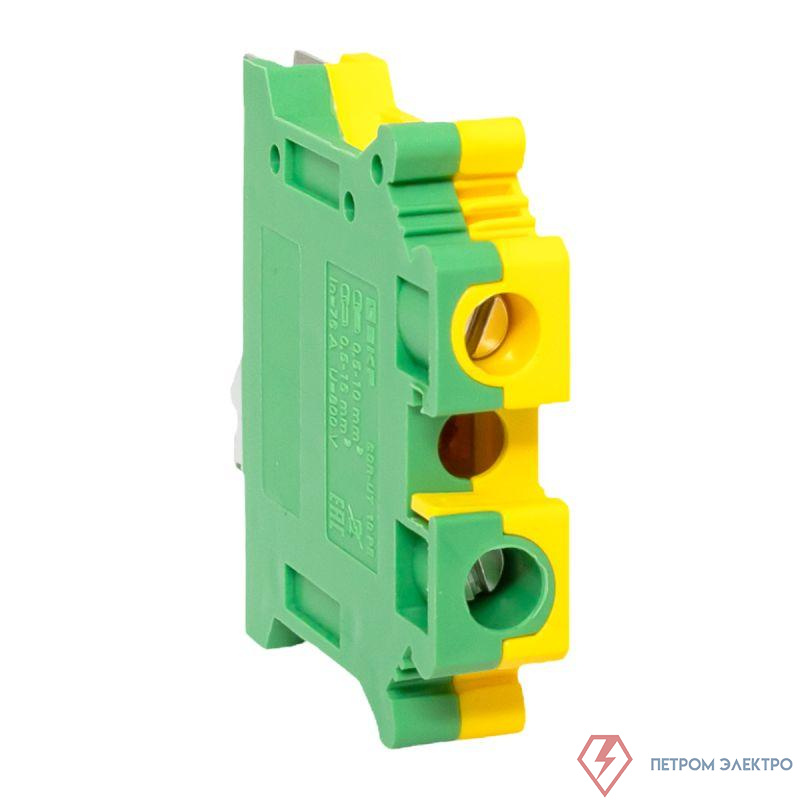Колодка клеммная винтовая 10 UT земля EKF scr-ut-10-pe