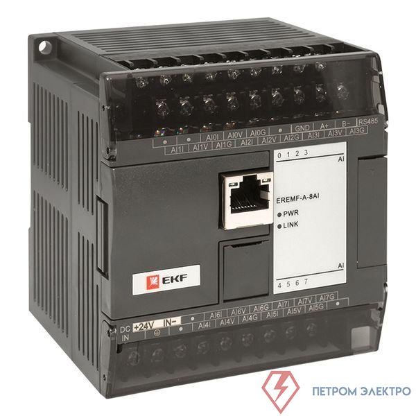 Модуль аналогового ввода EREMF 8 PRO-Logic (без поверки) EKF EREMF-A-8AI