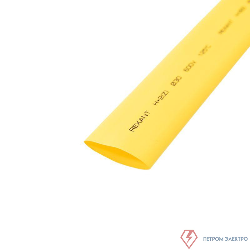 Трубка термоусадочная ТУТ нг 30.0/15.0 желт. 1м Rexant 23-0002