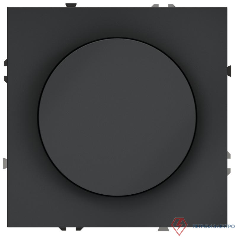 Светорегулятор поворотно-нажимной СП S70 600Вт механизм графит Voltum VLS070307