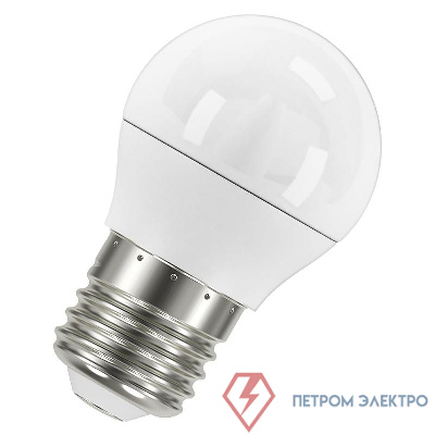 Лампа светодиодная LED Value LVCLP75 10SW/830 10Вт шар матовая E27 230В 10х1 RU OSRAM 4058075579897 0