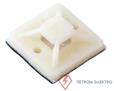 Площадка самоклеящаяся 30х30мм бел. (уп.100шт) REXANT 07-2030