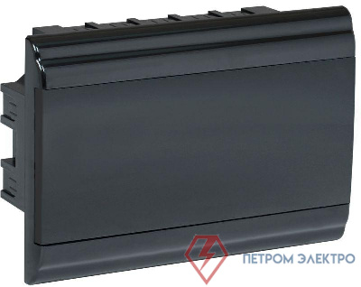 Корпус модульный пластиковый ЩРВ-П-12 IP41 встраив. PRIME черн. IEK MKP13-V-01-12-41-K02