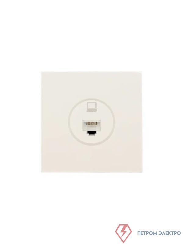 Розетка компьютерная 1-мест. СП ZIMA IP20 слон. кость LEZARD 704-9088-139