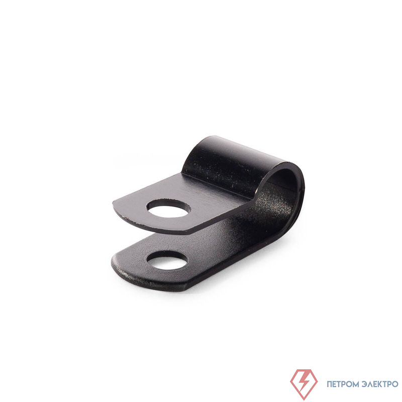 Скоба СНК 6 пластик. черн. (уп.100шт) Fortisflex 103929