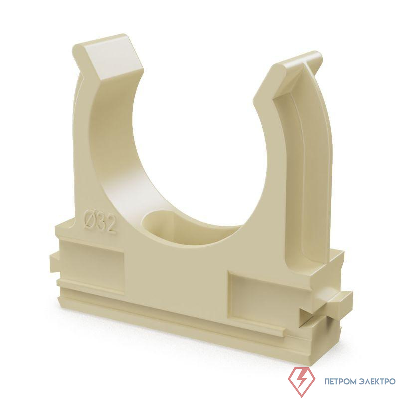 Держатель для труб (клипса) d32мм сосна Промрукав PR13.0102