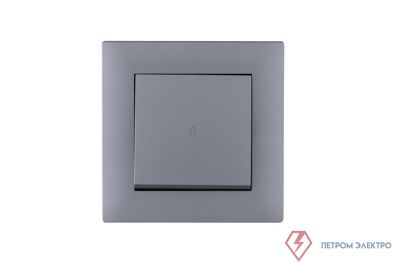 Выключатель проходной 1-клав. Karea RIZZ STAR сер. Makel 88065005
