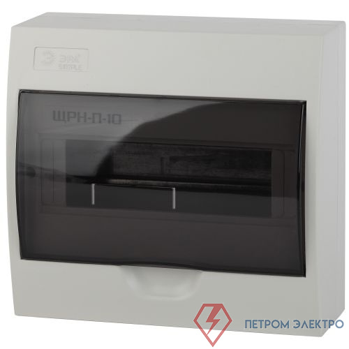 Бокс навесной ЩРН-П-10 10мод. IP41 пластик SIMPLE NO-box_simple-plastic_10_surface BOXS10 Эра Б0041524