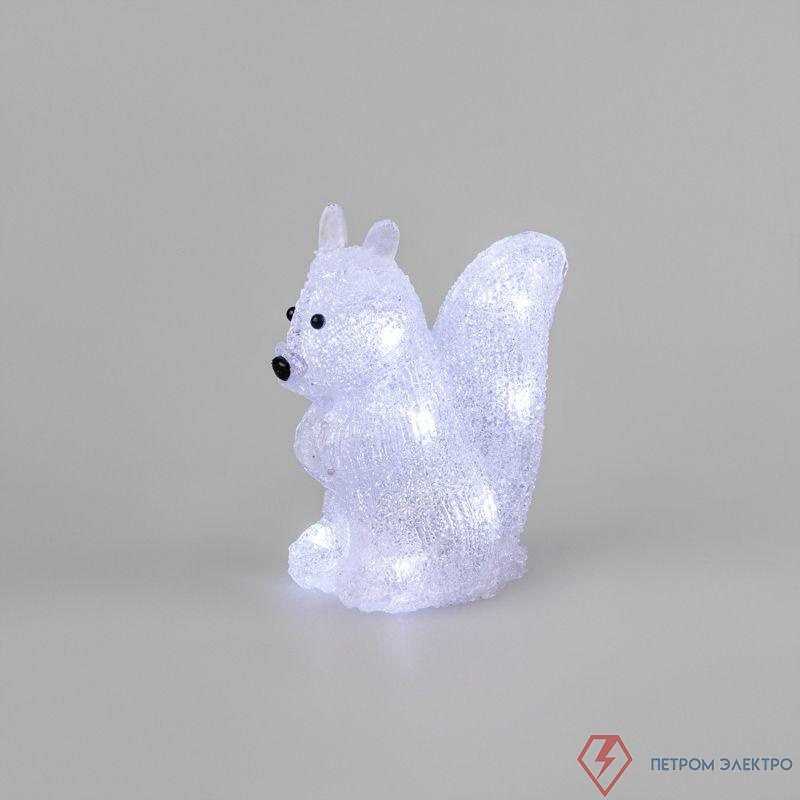 Фигура светодиодная акриловая "Белка" 17.5х12х18см 12LED 0.5Вт 4.5В IP20 элементы питания 3хAAA (не в компл.) Neon-Night 513-341