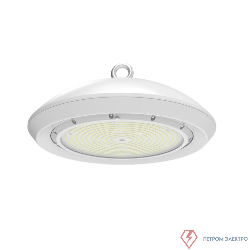 Светильник светодиодный ДСП IB 22 S 150W VW 840 WH CL 387х194.7мм 150Вт 4000К IP65 High Bay подвесной с закален. стекл. бел. Русский Свет 16092225654